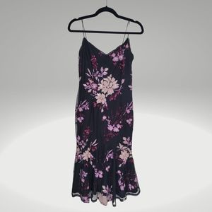 NWT Adrianna Papell Purple Sequined Cocktail/Wedding Guest Dress